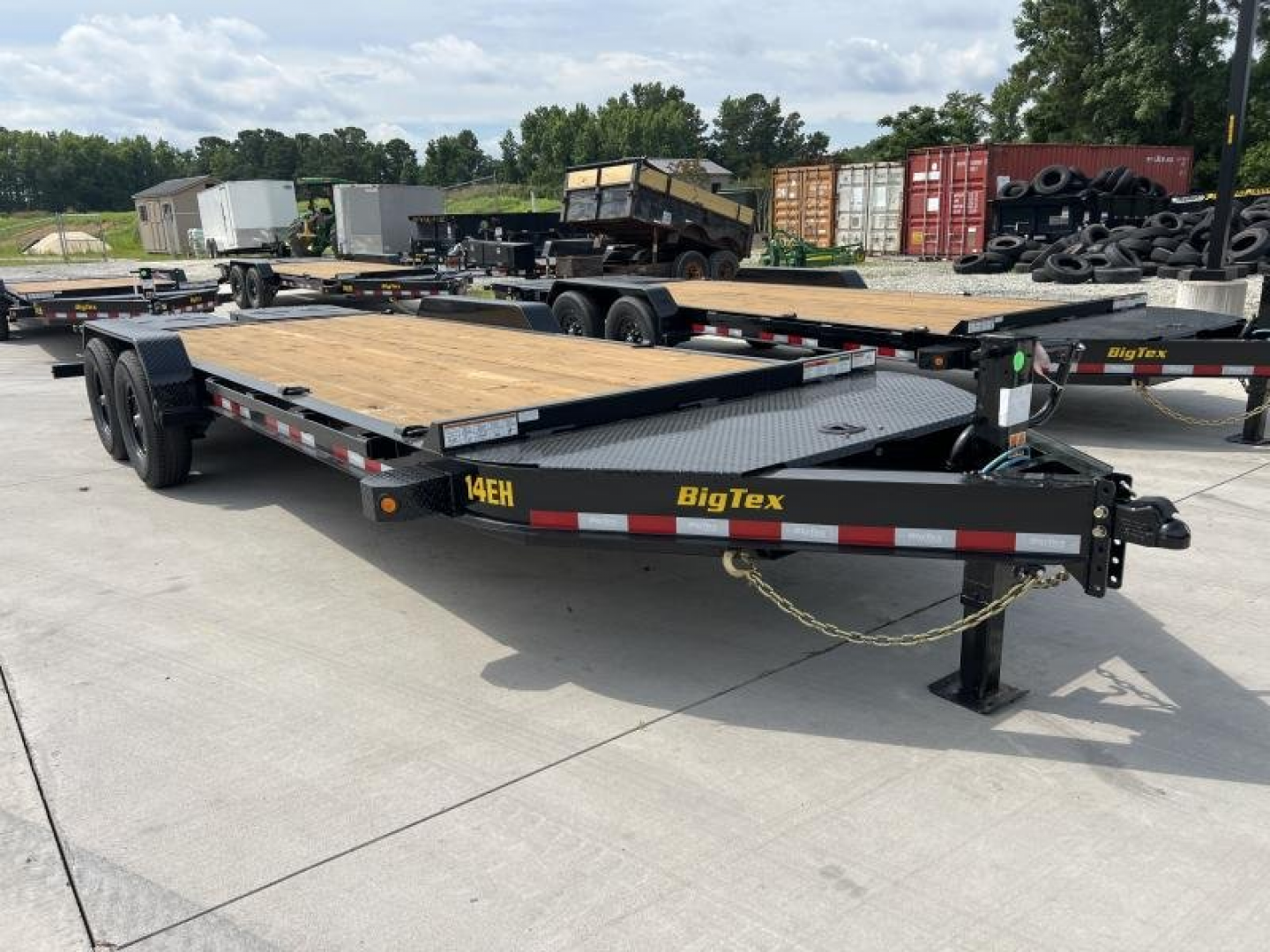 New 2024 Big Tex Trailers 14EH-7x20MR I-Beam Equipment Trailer