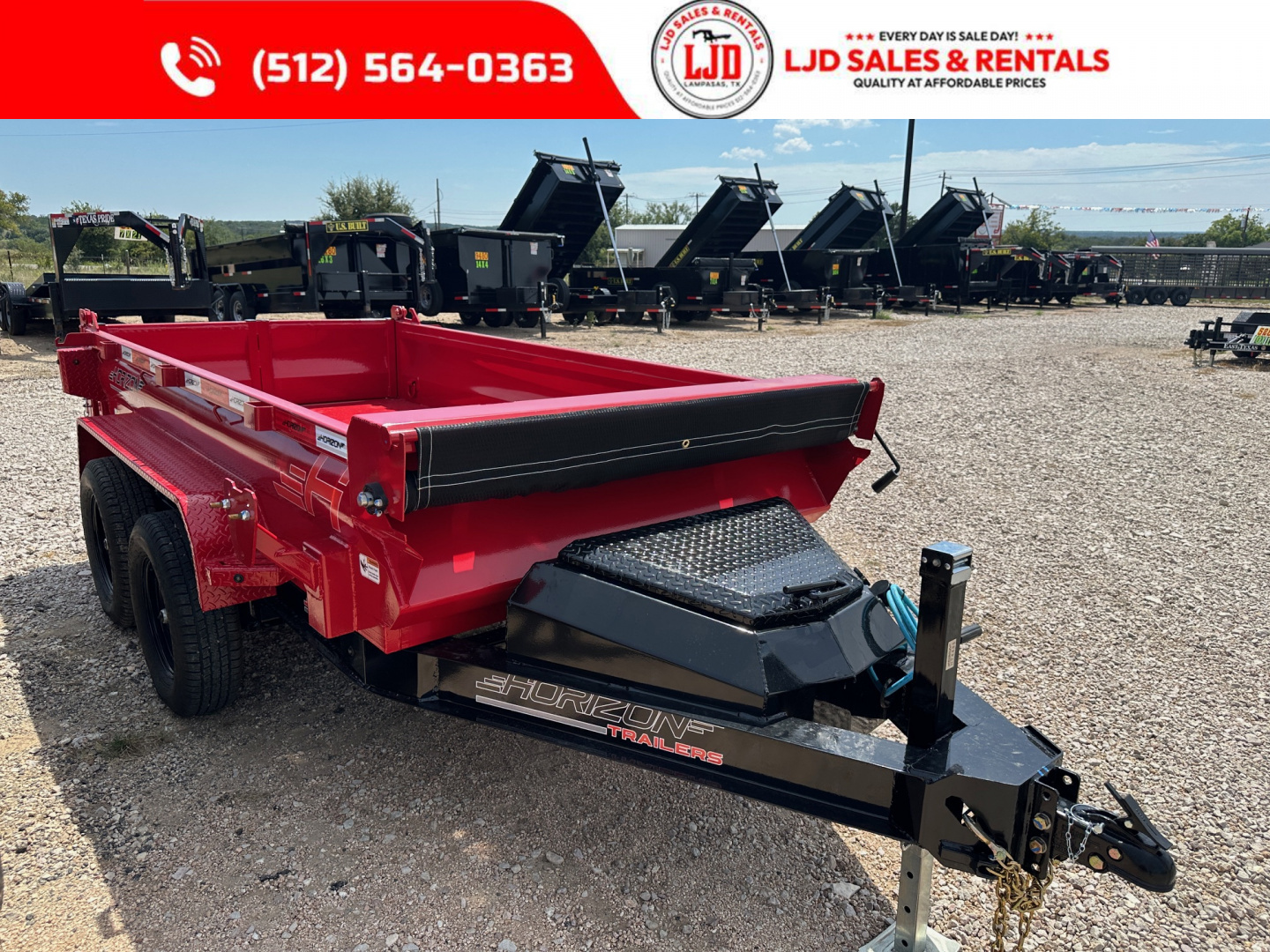 New 2026 Horizon - Dump Trailer - 5' X 10' X 18"