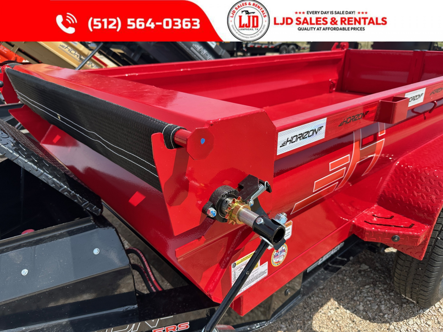 New 2026 Horizon - Dump Trailer - 5' X 10' X 18"