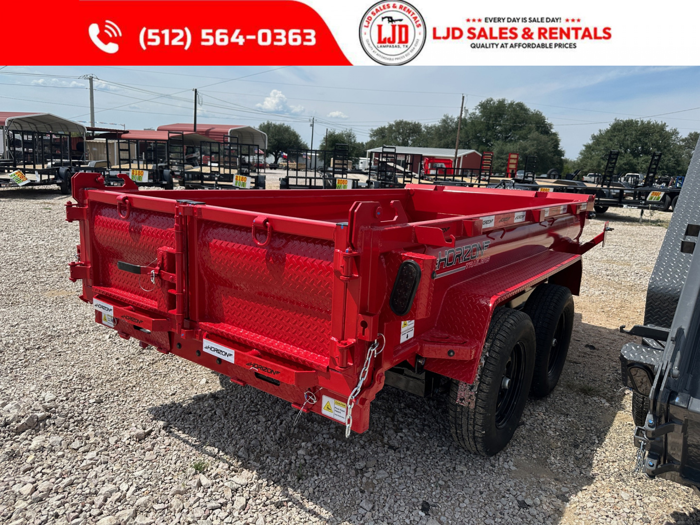 New 2026 Horizon - Dump Trailer - 5' X 10' X 18"