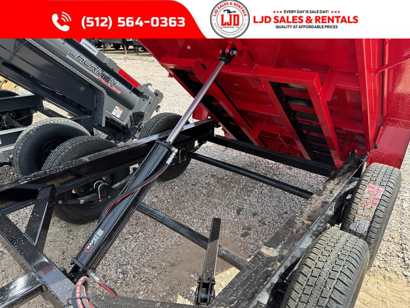 New 2026 Horizon - Dump Trailer - 5' X 10' X 18"