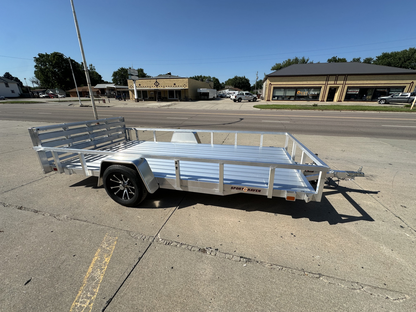 New 2026 Sport Haven AUT714D 7X14 Utility Trailer