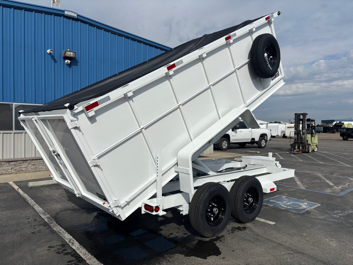 New 2026 TRU 7'x14'x4' Dump Trailer 14k