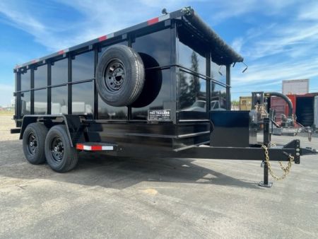 New 2026 TRU 7'x14'x4' Dump Trailer 14k