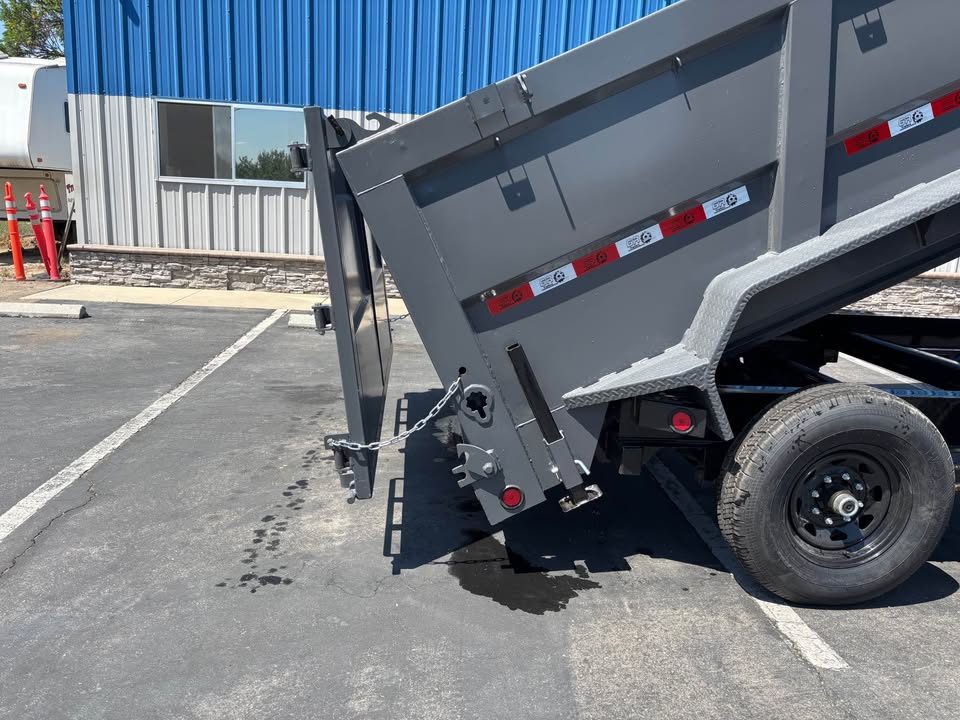 New 2026 GR 7'x14'x 42" Walls Low-Profile Design Dump Trailer 14,000 lbs GVWR
