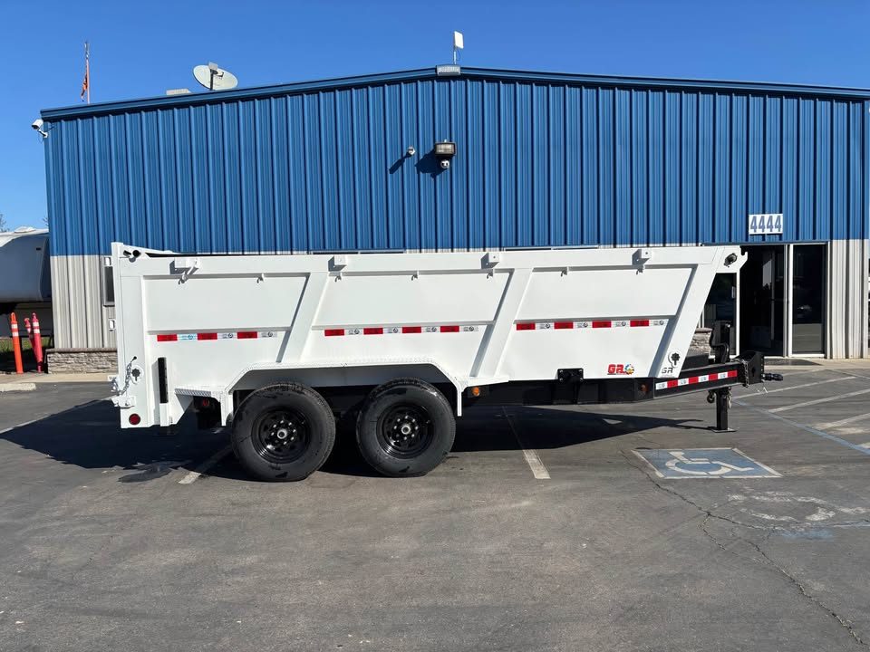 New 2026 GR 7'x14'x 42" Walls Low-Profile Design Dump Trailer 14,000 lbs GVWR