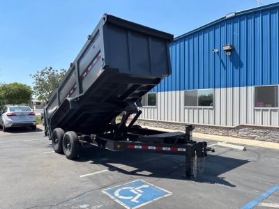 New 2026 GR 7'x14'x 42" Walls Low-Profile Design Dump Trailer 14,000 lbs GVWR