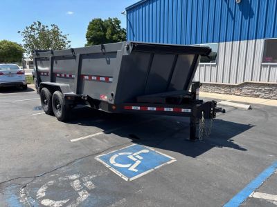New 2026 GR 7'x14'x 42" Walls Low-Profile Design Dump Trailer 14,000 lbs GVWR