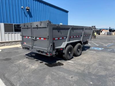 New 2026 GR 7'x14'x 42" Walls Low-Profile Design Dump Trailer 14,000 lbs GVWR