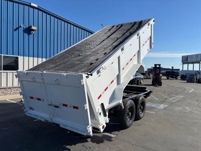 New 2026 GR 7'x14'x 42" Walls Low-Profile Design Dump Trailer 14,000 lbs GVWR