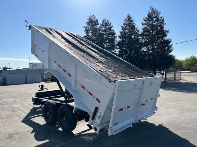 New 2026 GR 7'x14'x 42" Walls Low-Profile Design Dump Trailer 14,000 lbs GVWR