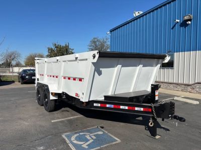 New 2026 GR 7'x14'x 42" Walls Low-Profile Design Dump Trailer 14,000 lbs GVWR