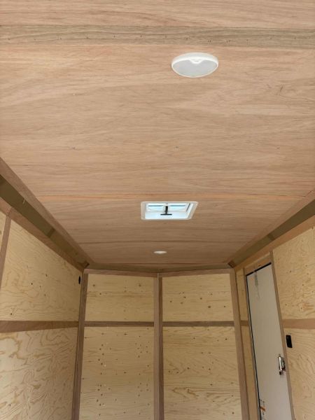New ENCLOSED CARGO BOX 2026 CONTINETAL VHW714TA2 7x14 TRAILER RAMP