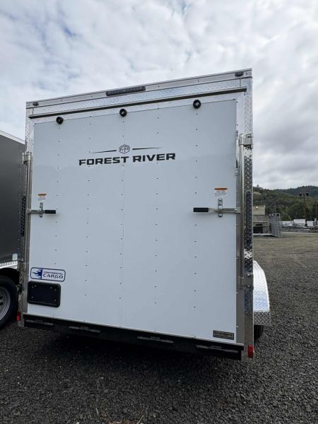 New ENCLOSED CARGO BOX 2026 CONTINETAL VHW714TA2 7x14 TRAILER RAMP