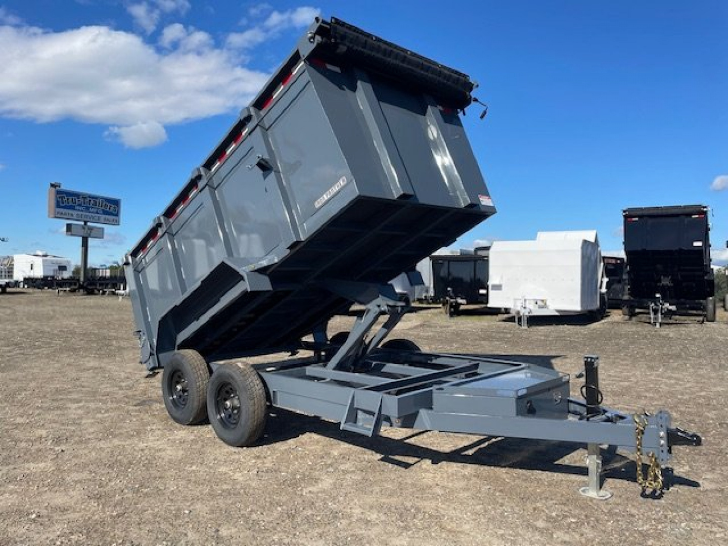 New 2026 Iron Panther 6x12x4 Dump Trailer 9,995lbs GVWR