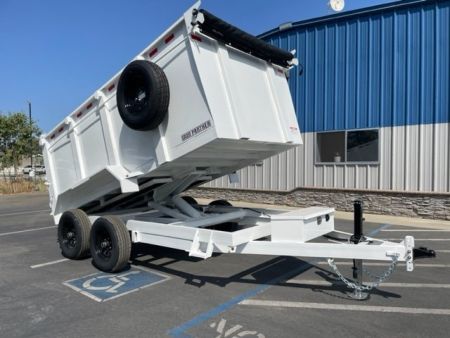 New 2026 Iron Panther 6.5x12x4 Dump Trailer 10k