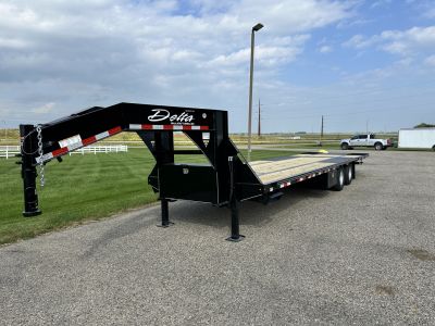 New 2026 Delta Mfg 210HGN 32' x 8'6" Flatbed Trailer