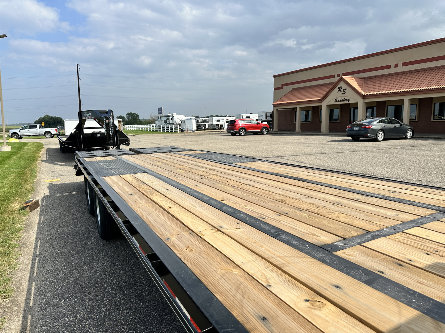 New 2026 Delta Mfg 28' x 8'6" 210GN Flatbed Trailer