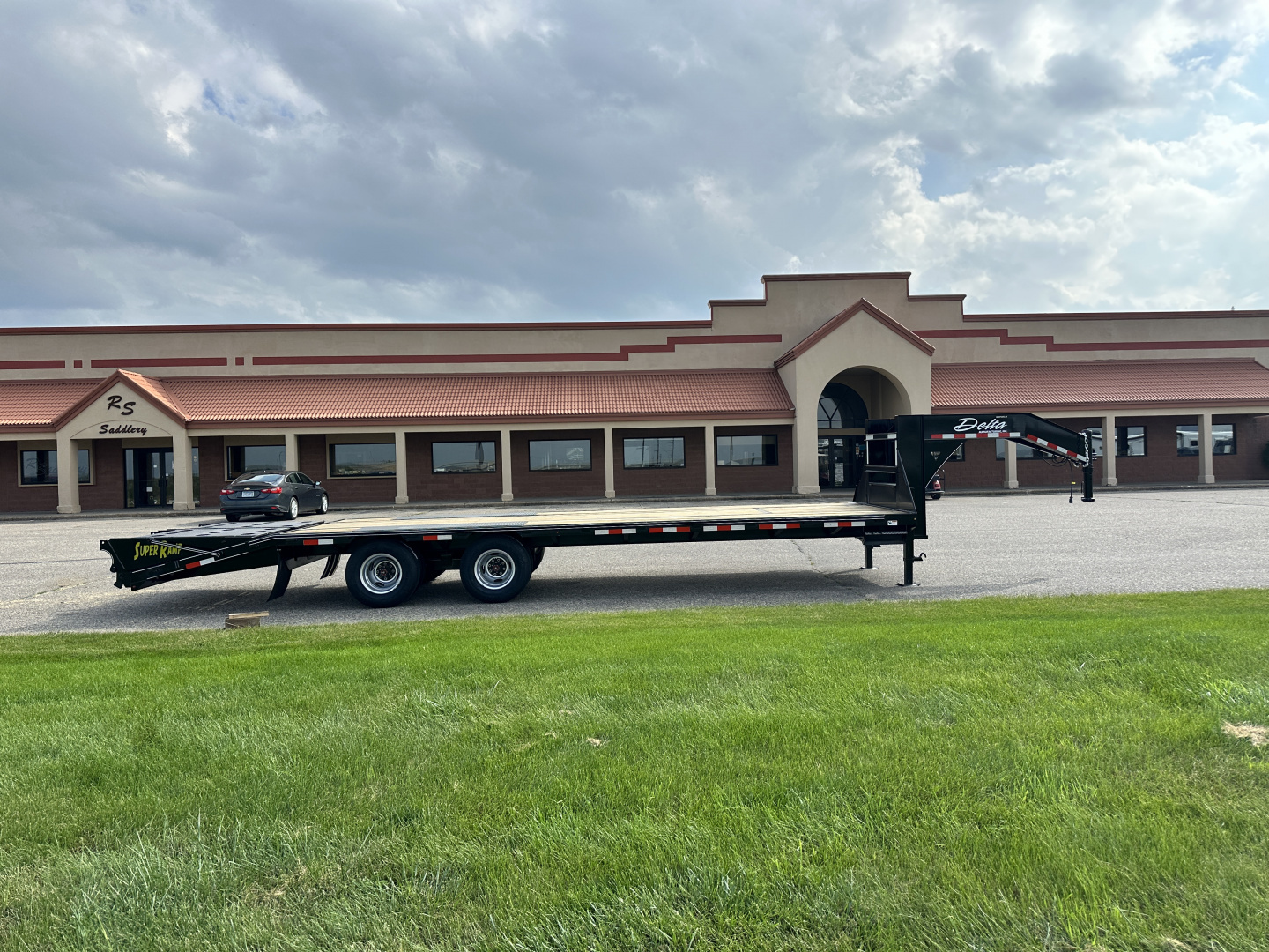 New 2026 Delta Mfg 28' x 8'6" 210GN Flatbed Trailer