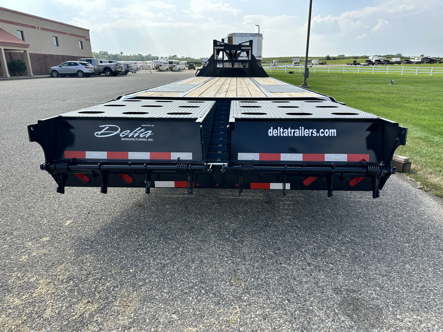 New 2026 Delta Mfg 28' x 8'6" 210GN Flatbed Trailer