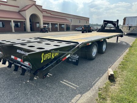 New 2026 Delta Mfg 28' x 8'6" 210GN Flatbed Trailer