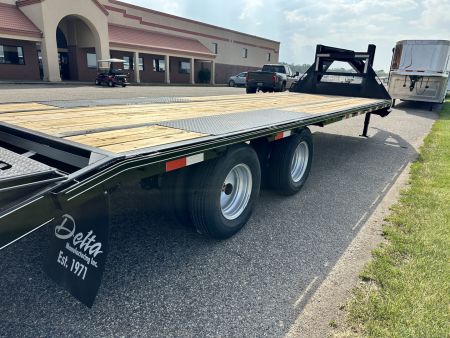 New 2026 Delta Mfg 28' x 8'6" 210GN Flatbed Trailer