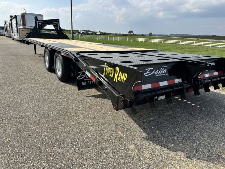 New 2026 Delta Mfg 28' x 8'6" 210GN Flatbed Trailer