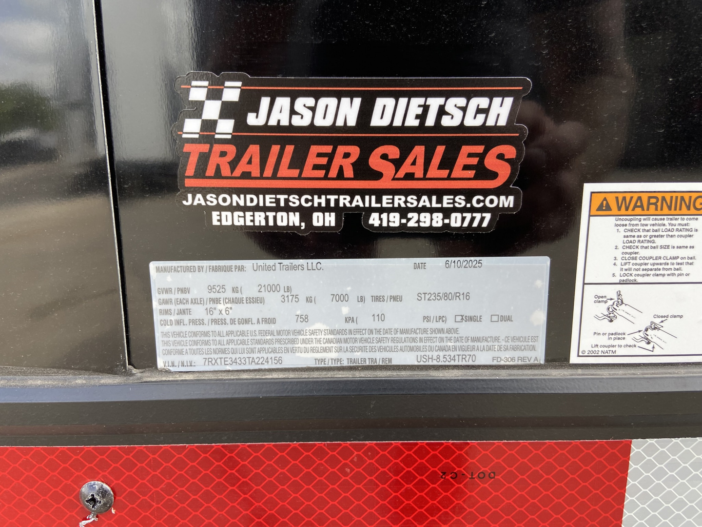New 2026 United Trailers Super Hauler 34'