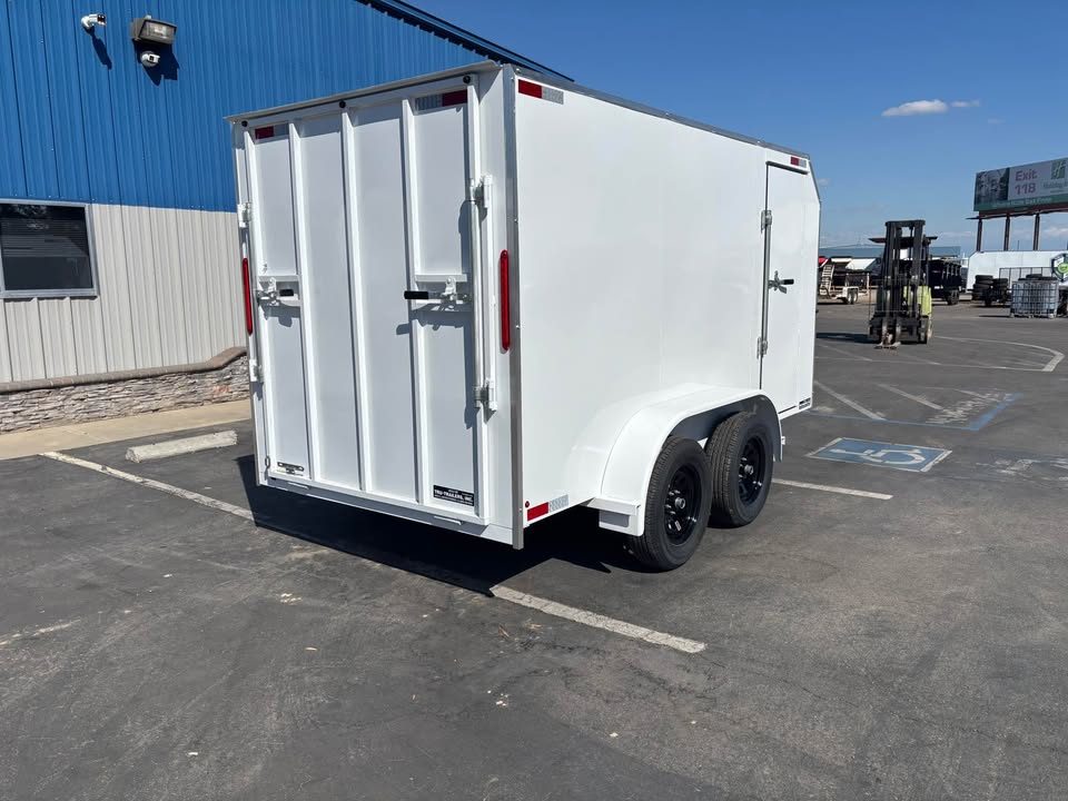 New 2026 Tru Enclosed Cargo Tandem Trailer Ramp or Barn Door 6x12x6 7,000 GVWR