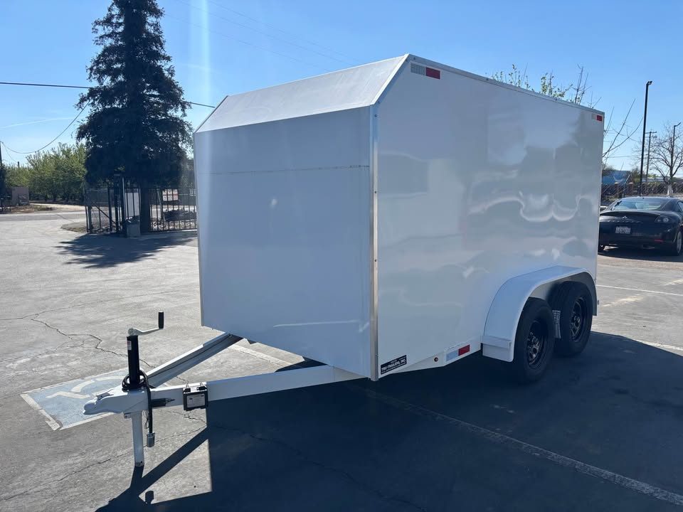 New 2026 Tru Enclosed Cargo Tandem Trailer Ramp or Barn Door 6x12x6 7,000 GVWR