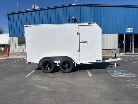 New 2026 Tru Enclosed Cargo Tandem Trailer Ramp or Barn Door 6x12x6 7,000 GVWR