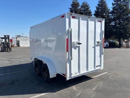 New 2026 Tru Enclosed Cargo Tandem Trailer Ramp or Barn Door 6x12x6 7,000 GVWR