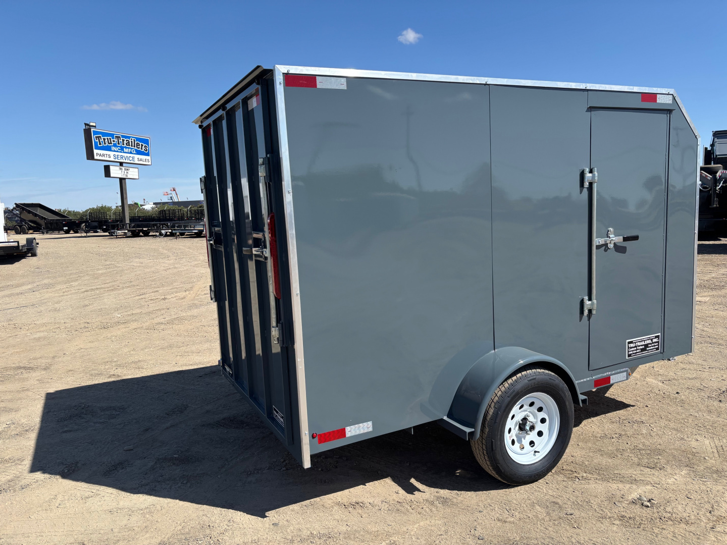 New 2026 Tru Enclosed Cargo Trailer Ramp or Barn Door 6x10x6