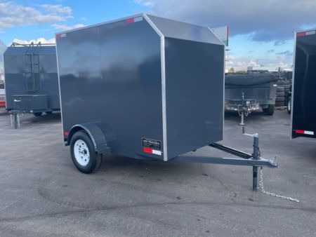 New 2026TRU 5'x8'x6' Enclosed Trailer Ramp or Barn Door White, Black , or Grey