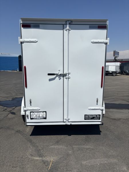 New 2026 TRU Enclosed /Cargo Trailer Ramp or Barn Door White, Black , or Grey 5'x8'x6