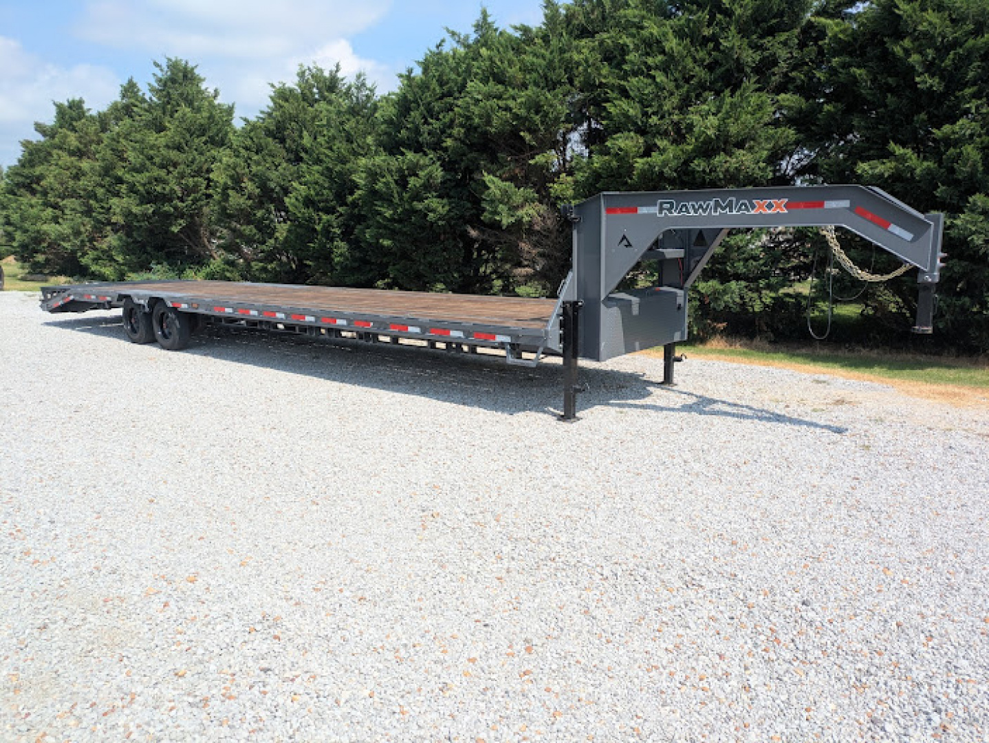 Used 2024 RawMaxx GN20 Flatbed Trailer