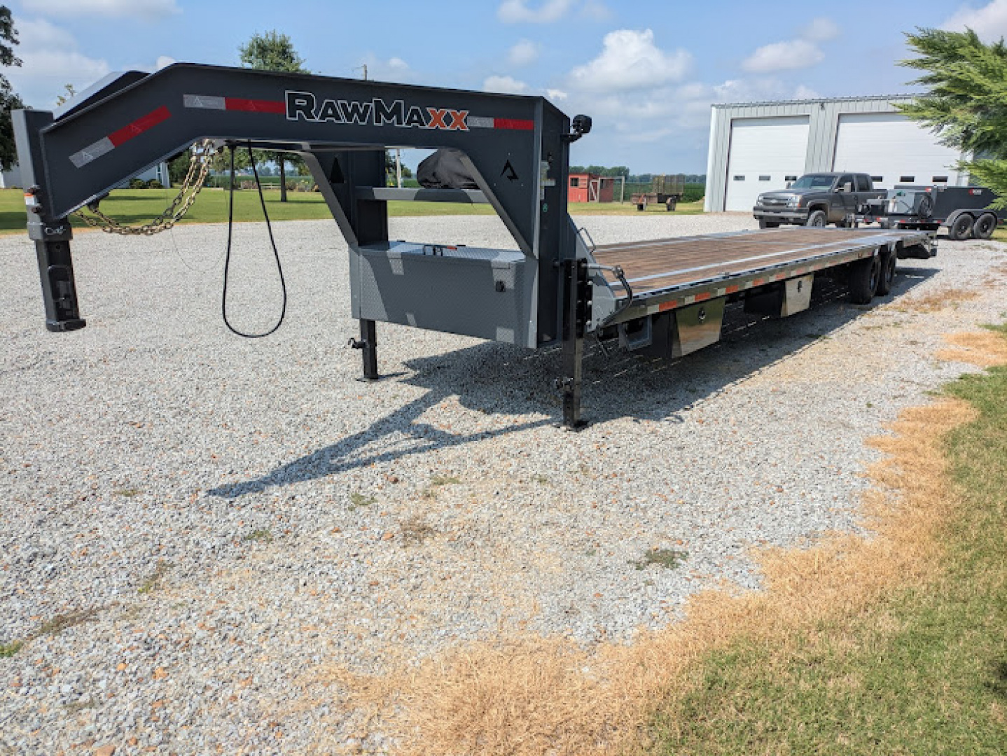 Used 2024 RawMaxx GN20 Flatbed Trailer