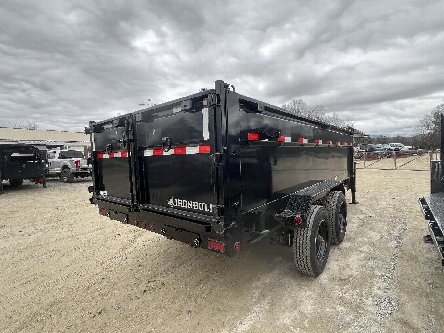 New 2026 IRON BULL Gooseneck Dump Trailer / DHG Series / 7x16 / 36" High Sides / Combo Rear Gates / 10,000# Electric Brake Axles / Dual Hydraulic Jacks