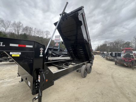 New 2026 IRON BULL Gooseneck Dump Trailer / DHG Series / 7x16 / 36" High Sides / Combo Rear Gates / 10,000# Electric Brake Axles / Dual Hydraulic Jacks