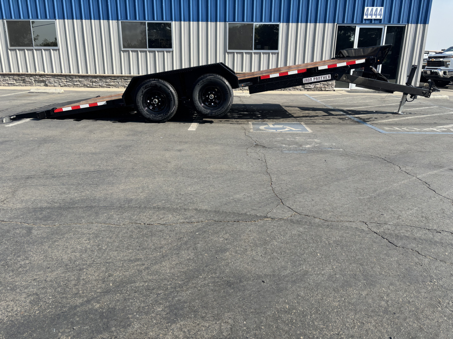 New 2025 Iron Panther 7'x20' Power Tilt Car / Racing Trailer 10k