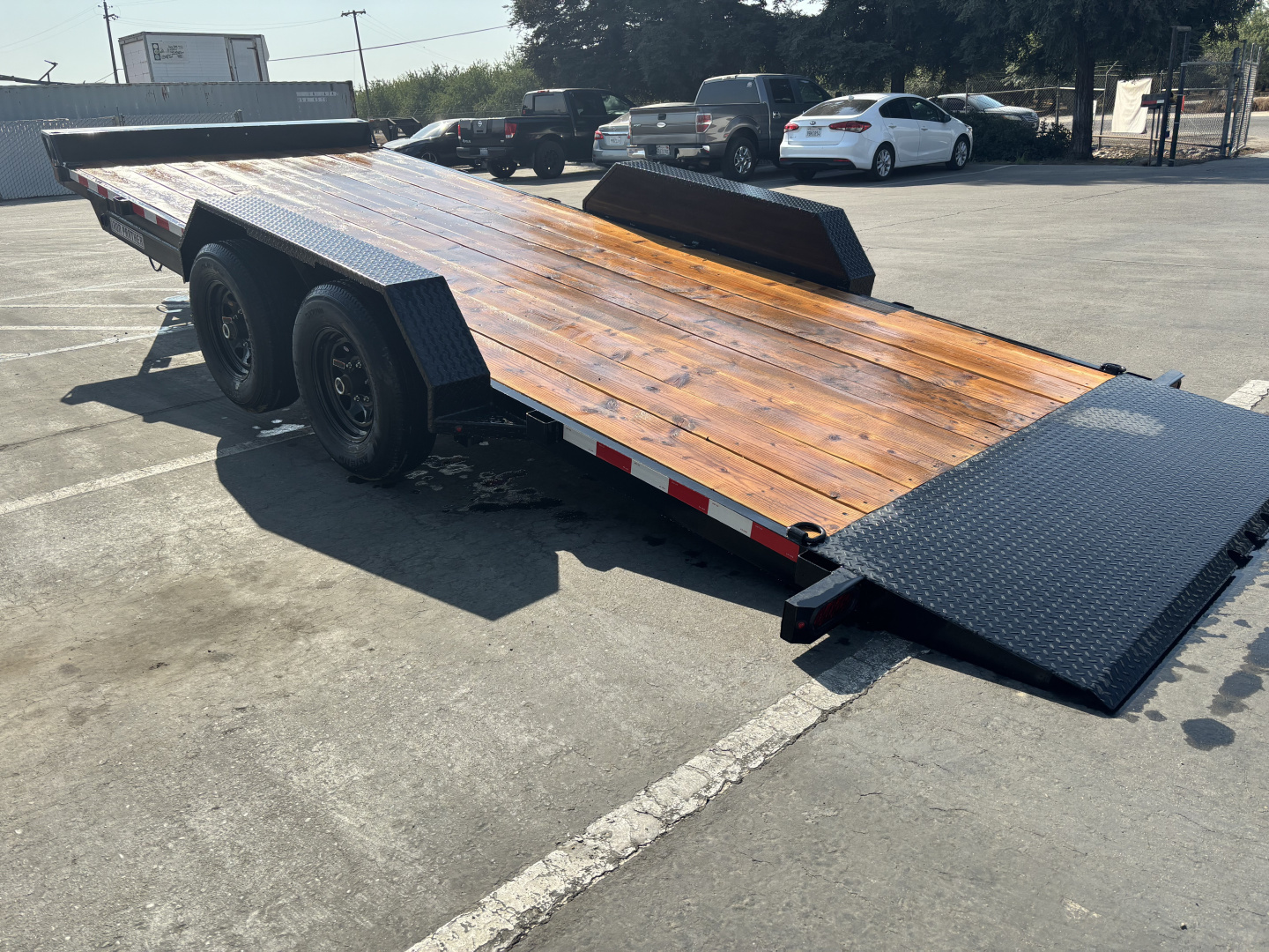 New 2025 Iron Panther 7'x20' Power Tilt Car / Racing Trailer 10k