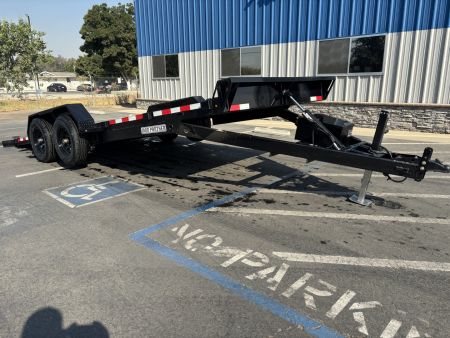 New 2025 Iron Panther 7'x20' Power Tilt Car / Racing Trailer 10k