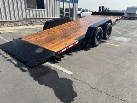 New 2025 Iron Panther 7'x20' Power Tilt Car / Racing Trailer 10k