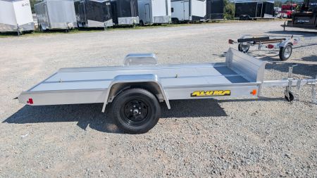 New 2026 Aluma 4'2" x 10 Tilt & GO Adventure Trailer (Snowmobiles, ATVs, Golf Carts!!!)