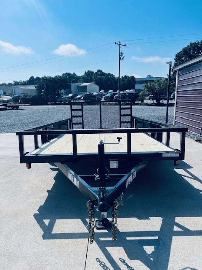 New 2025 Nolan 7X14 Landscape Utility Trailer 7K Tandem Axle