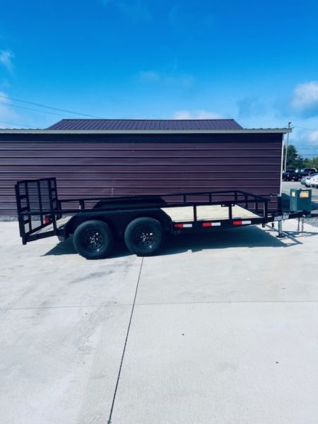 New 2025 Nolan 7X14 Landscape Utility Trailer 7K Tandem Axle