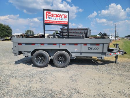 New 2026 Delco Trailers D3 14' x 83" Dump Trailer