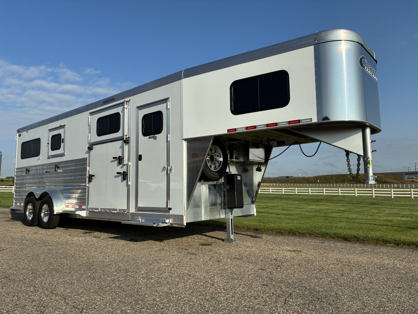New 2026 Cimarron 2 + 1 Horse Trailer
