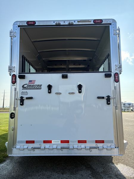 New 2026 Cimarron 2 + 1 Horse Trailer
