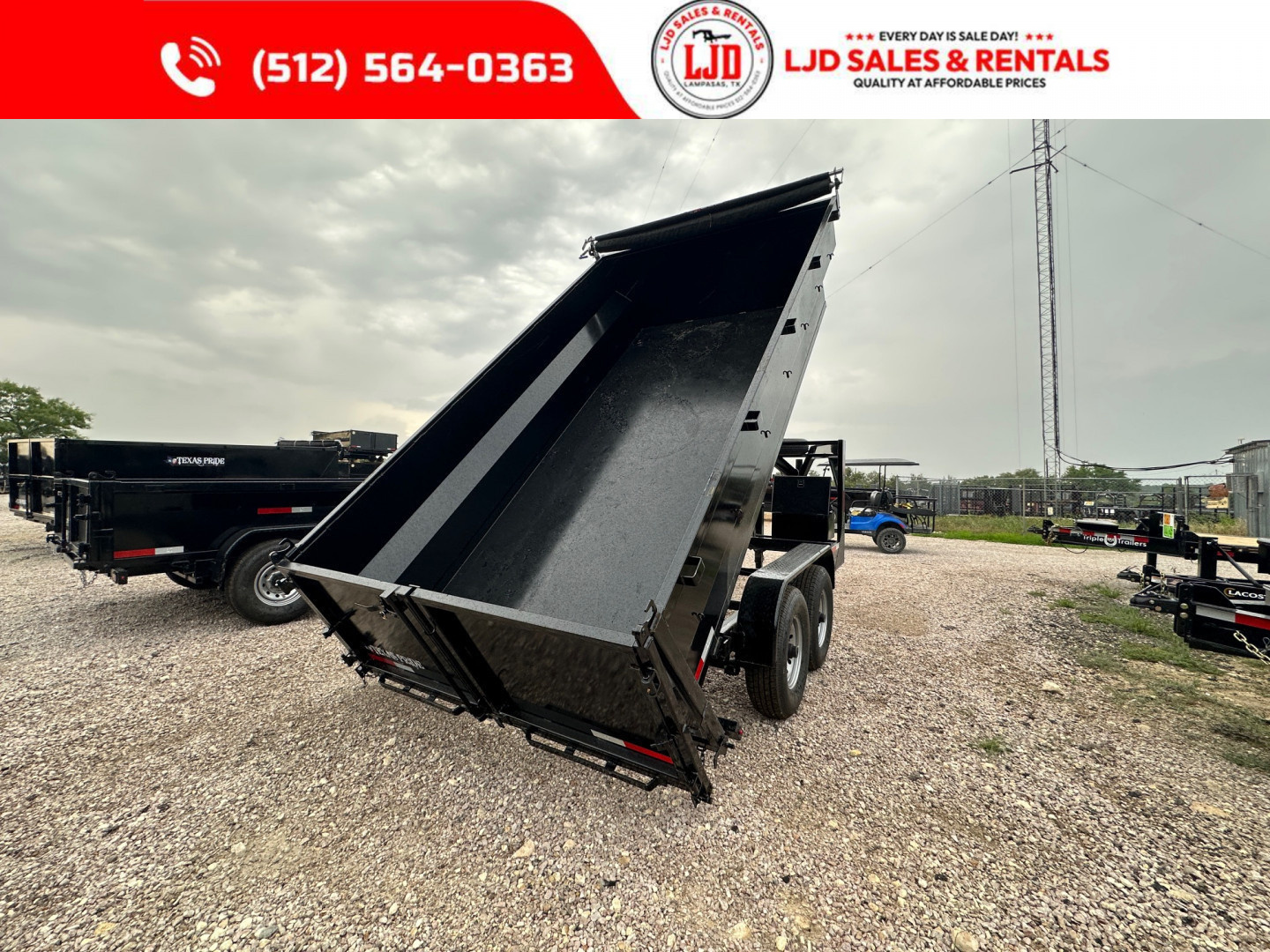 New 2026 Texas Pride - Gooseneck Dump Trailer 14'x3' - 16K GVWR